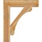 Ekena Millwork Legacy Block Rough Sawn Bracket, Western Red Cedar, 6"W x 32"D x 38"H BKT06X32X38LEC05RWR - alternate 4